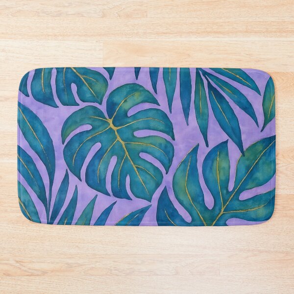Item preview, Blue and Green Tropical Leaves designed and sold by GraphicsClub.