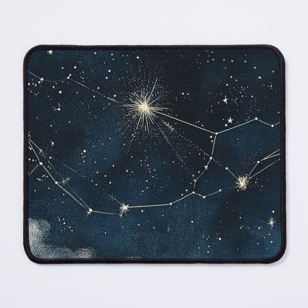 Item preview, Dreamy Starry Night Celestial Landscape Art designed and sold by AtlantiqArt.