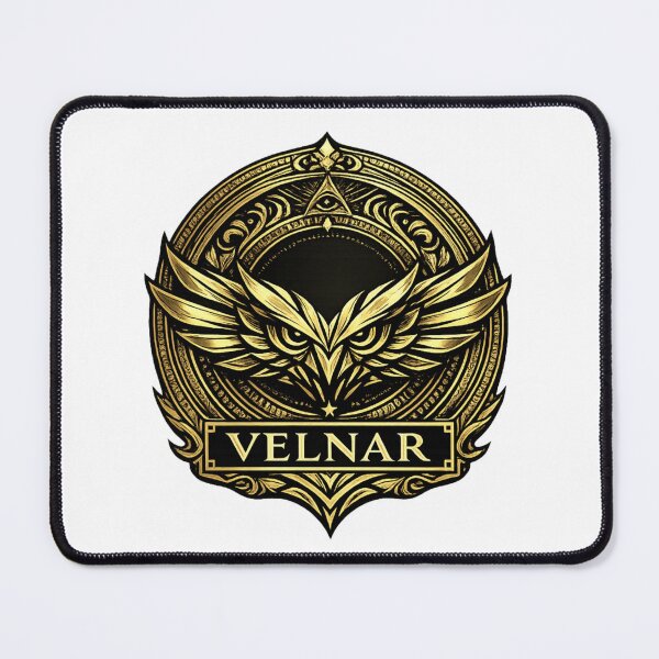 Item preview, VELNAR Owl Vision – Gold Luxury Emblem designed and sold by Ikkipass Enterprises.