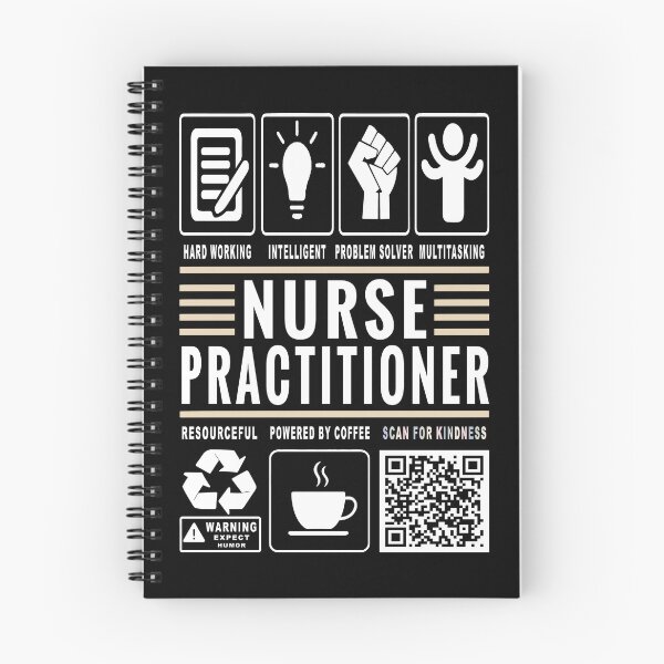 Item preview, Funny Nurse Practitioner Job Description Icons QR Code designed and sold by MerchMaxxing.