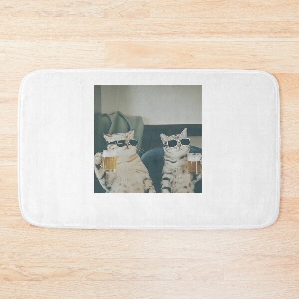Item preview, Funny Cat Drinking Beer designed and sold by Hedoraxe.