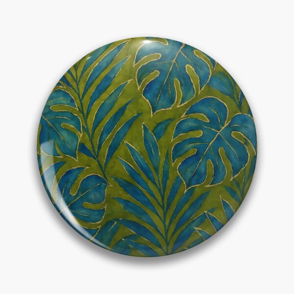 Item preview, Blue and Green Tropical Leaves designed and sold by GraphicsClub.