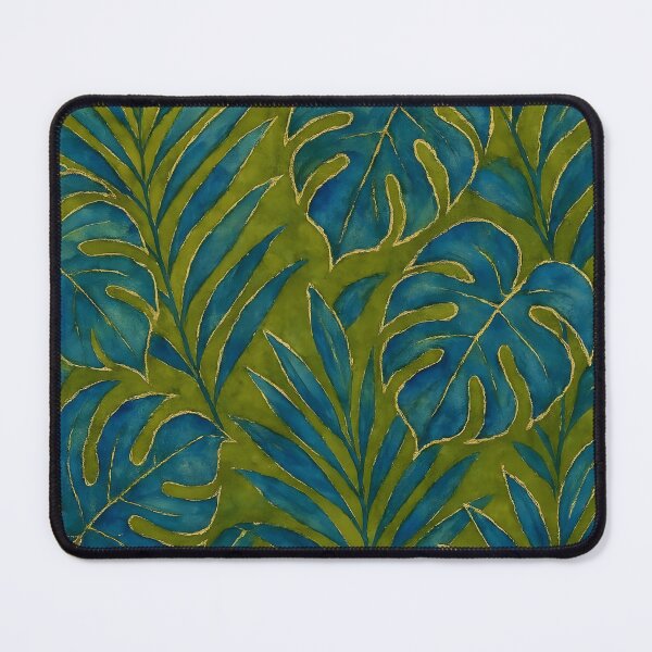 Item preview, Blue and Green Tropical Leaves designed and sold by GraphicsClub.