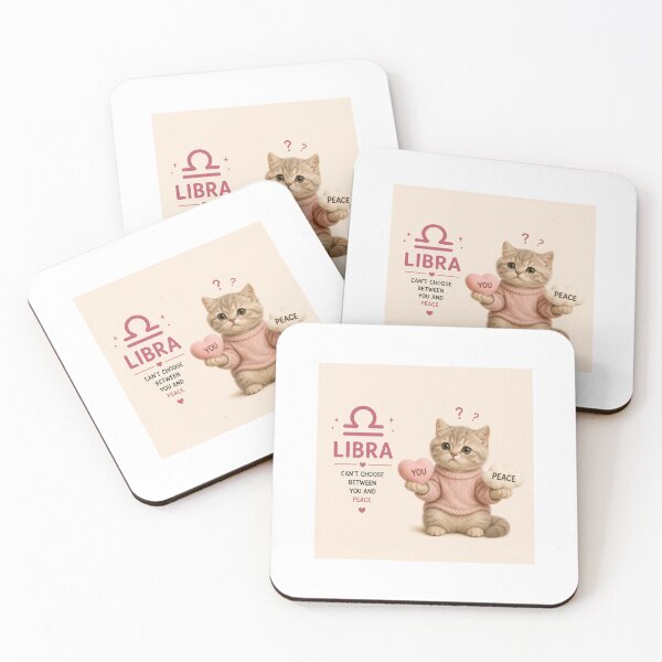 Item preview, Libra Zodiac Cat – Cute Astrology Balance Meme Kitty designed and sold by LovelyCatGalaxy.
