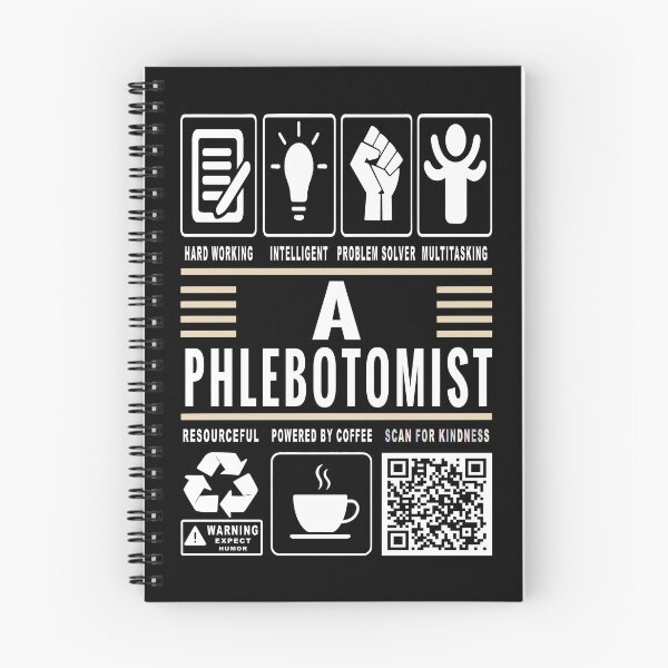 Item preview, Funny Phlebotomist Job Description Icons QR Code designed and sold by MerchMaxxing.