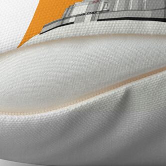 Alternate view of ODEON Woolwich Throw Pillow