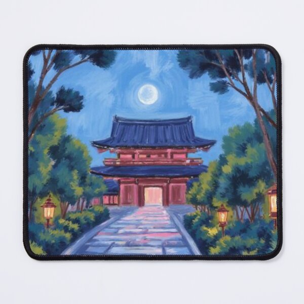 Item preview, japan night pagoda oil painting designed and sold by cloudzer0000.