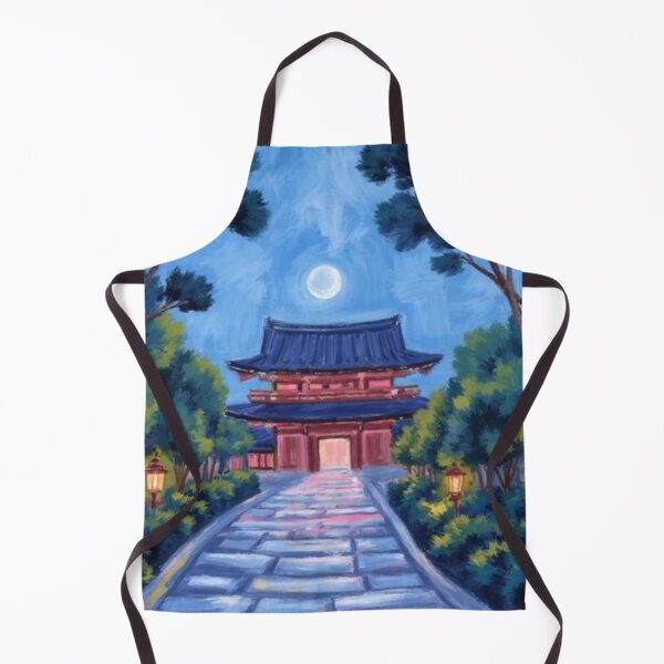 Item preview, japan night pagoda oil painting designed and sold by cloudzer0000.