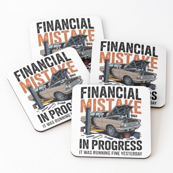 Item preview, Financial Mistake In Progress Funny Mechanic Design designed and sold by PROPera-design.