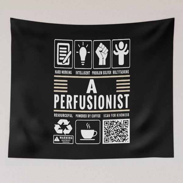 Item preview, Funny Perfusionist Job Description Icons QR Code designed and sold by MerchMaxxing.