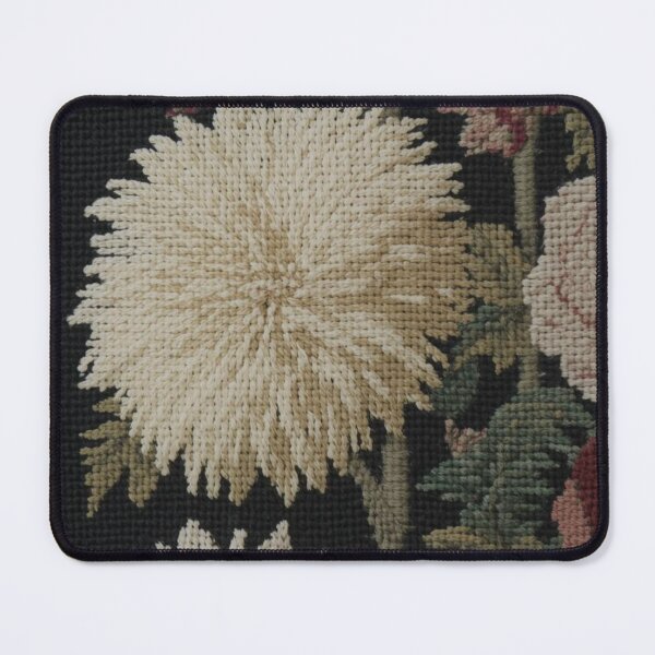 Item preview, Vintage Floral Needlepoint Embroidery Pattern designed and sold by PACS0011.