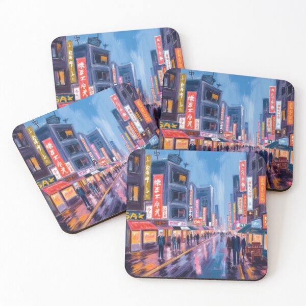 Item preview, japan busy streets oil painting designed and sold by cloudzer0000.