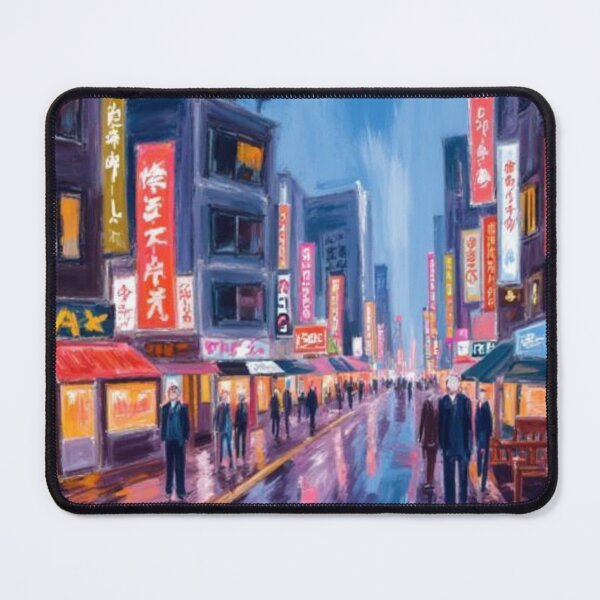 Item preview, japan busy streets oil painting designed and sold by cloudzer0000.