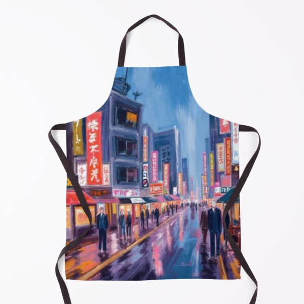 Item preview, japan busy streets oil painting designed and sold by cloudzer0000.