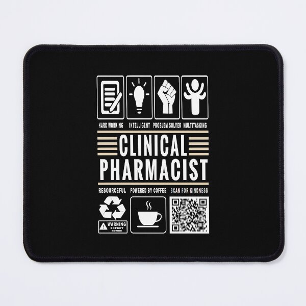 Item preview, Funny Clinical Pharmacist Job Description Icons QR Code designed and sold by MerchMaxxing.