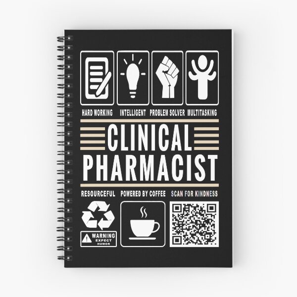 Item preview, Funny Clinical Pharmacist Job Description Icons QR Code designed and sold by MerchMaxxing.