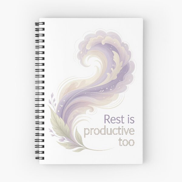 Item preview, Rest Is Productive Too | Perimenopause Self-Care Reminder designed and sold by PeriBloomDesign.