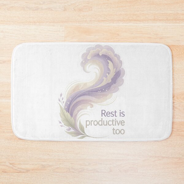 Item preview, Rest Is Productive Too | Perimenopause Self-Care Reminder designed and sold by PeriBloomDesign.