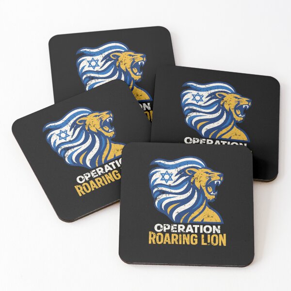 Item preview, Operation Roaring Lion Israel Flag Symbol designed and sold by crouchingpixel.