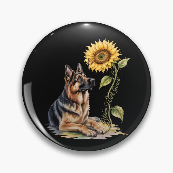 Item preview, German Shepherd Sunflower Bloom With Grace Dog Mom Gift designed and sold by tamdevo1.