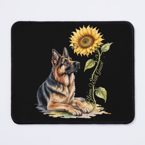 Item preview, German Shepherd Sunflower Bloom With Grace Dog Mom Gift designed and sold by tamdevo1.