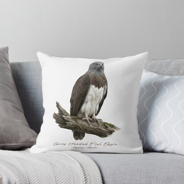 Item preview, Grey Headed Fish Eagle on Branch designed and sold by Takeda-art.