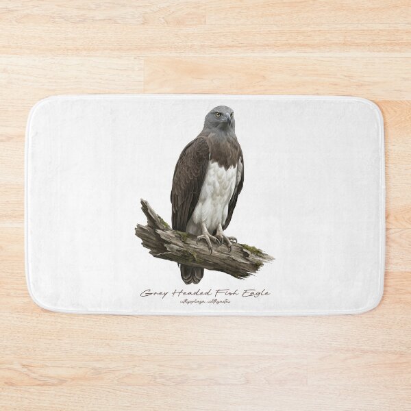 Item preview, Grey Headed Fish Eagle on Branch designed and sold by Takeda-art.