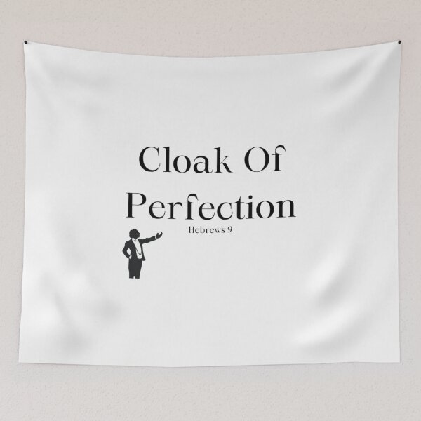 Item preview, Cloak of Perfection Hebrews 9 Christian Design | Faith-Based Bible Verse Artwork for Believers designed and sold by MyDarlingDearJesusInspires.