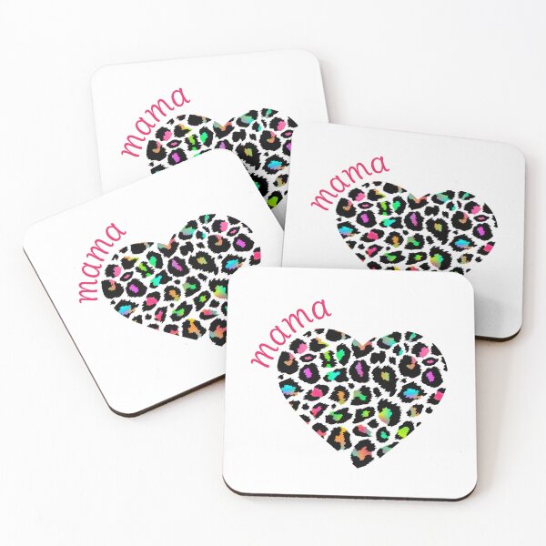 Item preview, Mama Rainbow Leopard Heart - Bold Trendy Mom Gift designed and sold by cabana.space.