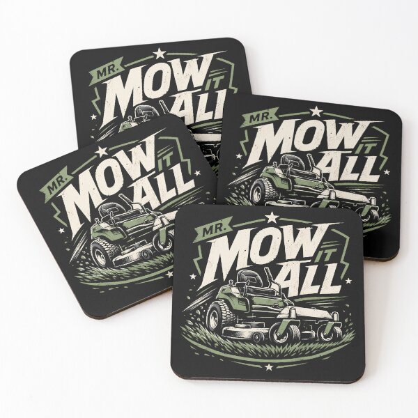 Item preview, Mr. Mow It All Funny Lawn Mower Dad  designed and sold by THREE LITTLE BEANS.