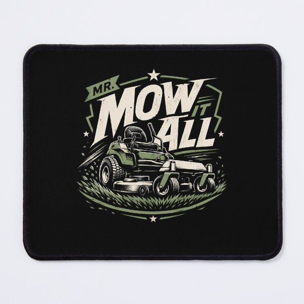 Item preview, Mr. Mow It All Funny Lawn Mower Dad  designed and sold by THREE LITTLE BEANS.