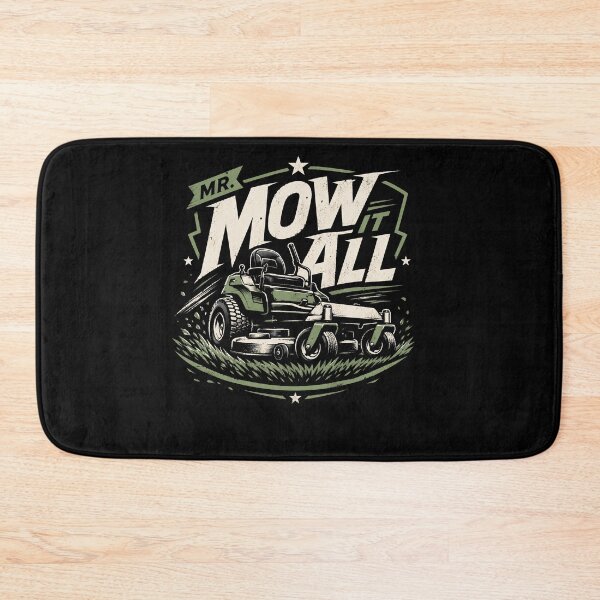 Item preview, Mr. Mow It All Funny Lawn Mower Dad  designed and sold by THREE LITTLE BEANS.
