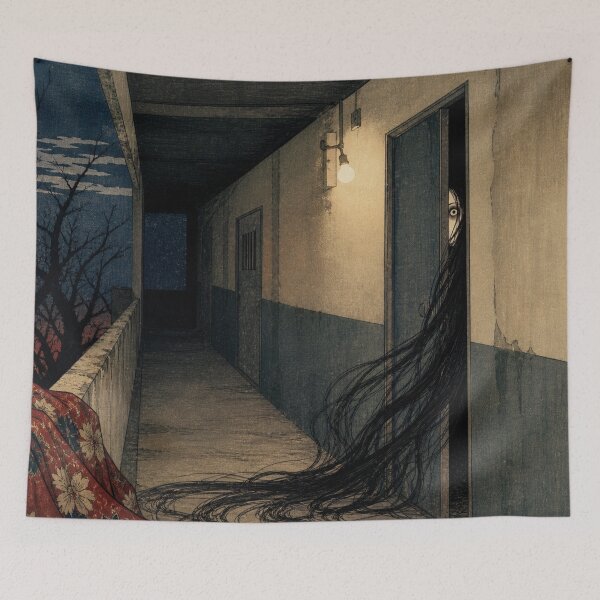 Item preview, Apartment 404 - Vintage Ukiyo-e Japanese Ghost Woodblock Art designed and sold by bapupa.