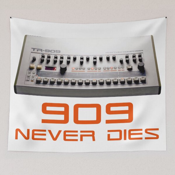 Item preview, 909 NEVER DIES - Techno Culture designed and sold by LeGrizou.
