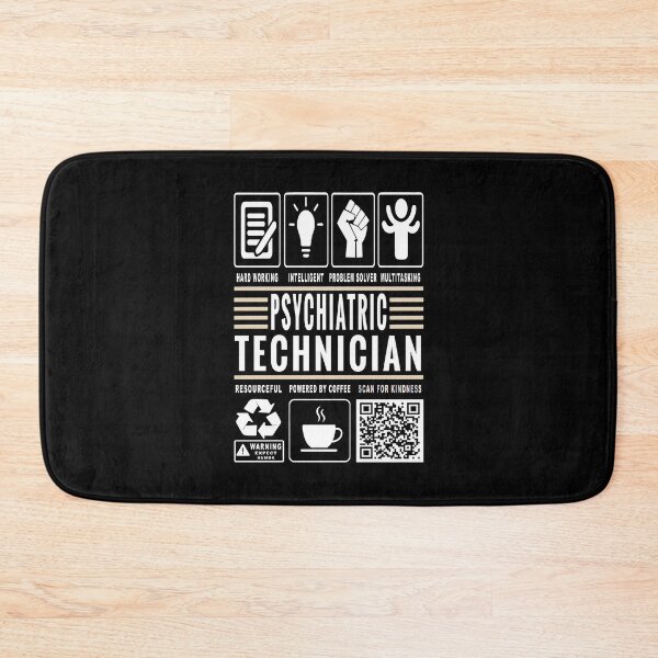Item preview, Funny Psychiatric Technician Job Description Icons QR Code designed and sold by MerchMaxxing.