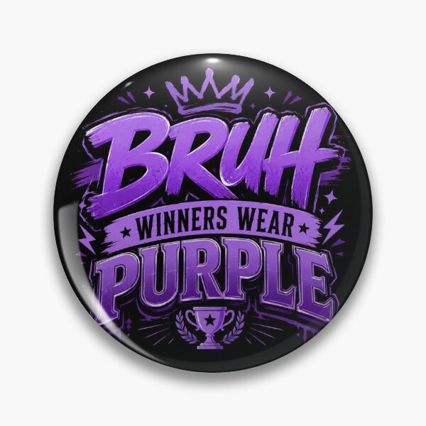 Item preview, Bruh Winners Wear Purple Funny Teacher Kid Field Day Games designed and sold by THREE LITTLE BEANS.