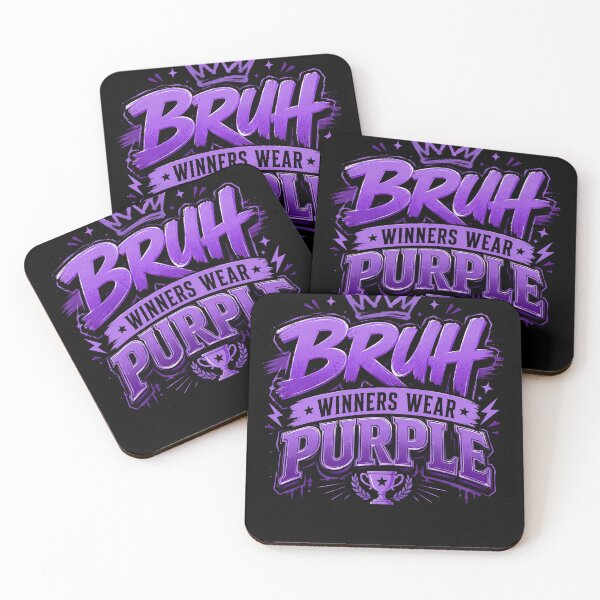 Item preview, Bruh Winners Wear Purple Funny Teacher Kid Field Day Games designed and sold by THREE LITTLE BEANS.