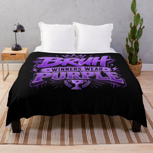 Item preview, Bruh Winners Wear Purple Funny Teacher Kid Field Day Games designed and sold by THREE LITTLE BEANS.