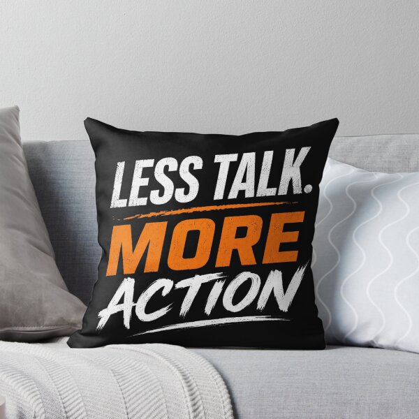 Item preview, Less talk. More action. designed and sold by Spring4art.