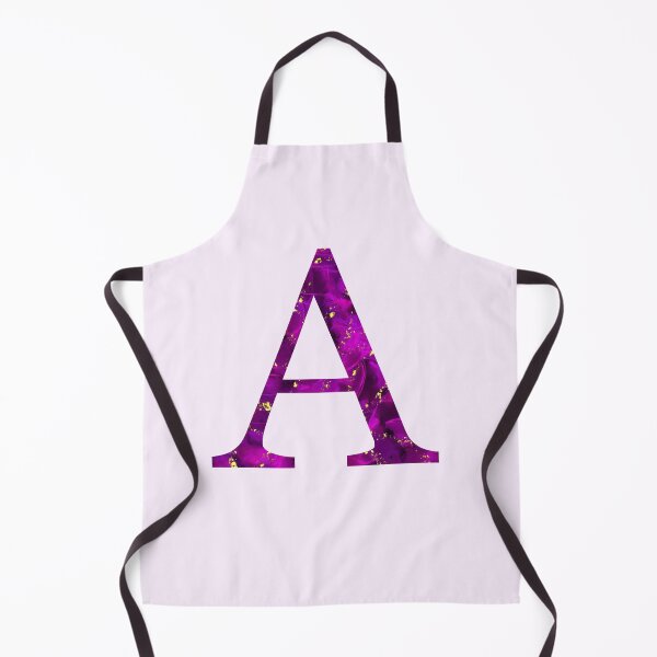 Item preview, Monogram letter A in pink color with gold accents, alcohol ink digital art designed and sold by SweetLilith.