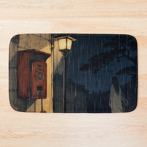 Item preview, The Payphone Call - Vintage Ukiyo-e Japanese Ghost Woodblock Art designed and sold by bapupa.