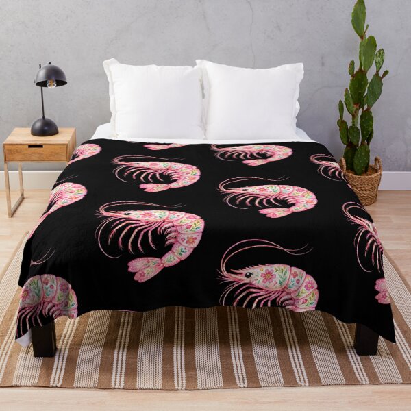 Item preview, Floral Shrimp Watercolor designed and sold by DesignerKha.
