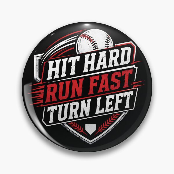 Item preview, Hit Hard Run Fast Turn Left Shirt, Baseball Shirt, Baseball Game Day Shirt, Baseball Player Shirt, Gift for Baseball Lover  designed and sold by THREE LITTLE BEANS.