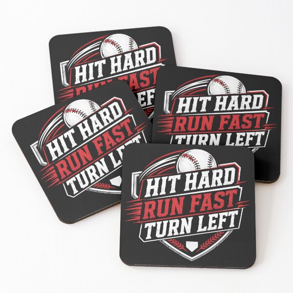 Item preview, Hit Hard Run Fast Turn Left Shirt, Baseball Shirt, Baseball Game Day Shirt, Baseball Player Shirt, Gift for Baseball Lover  designed and sold by THREE LITTLE BEANS.