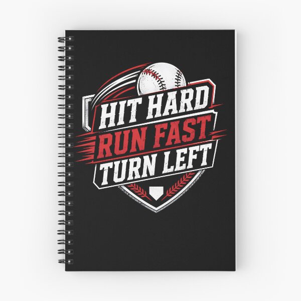 Item preview, Hit Hard Run Fast Turn Left Shirt, Baseball Shirt, Baseball Game Day Shirt, Baseball Player Shirt, Gift for Baseball Lover  designed and sold by THREE LITTLE BEANS.