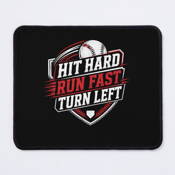 Item preview, Hit Hard Run Fast Turn Left Shirt, Baseball Shirt, Baseball Game Day Shirt, Baseball Player Shirt, Gift for Baseball Lover  designed and sold by THREE LITTLE BEANS.