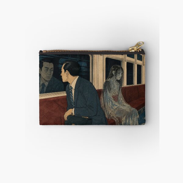 Item preview, Subway Midnight Express - Vintage Ukiyo-e Japanese Ghost Woodblock Art designed and sold by bapupa.