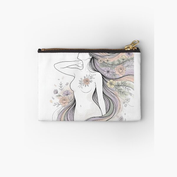 Item preview, Perimenopause Woman Silhouette | Flowing Strength & Grace designed and sold by PeriBloomDesign.