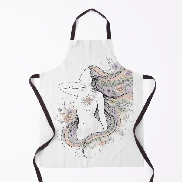 Item preview, Perimenopause Woman Silhouette | Flowing Strength & Grace designed and sold by PeriBloomDesign.