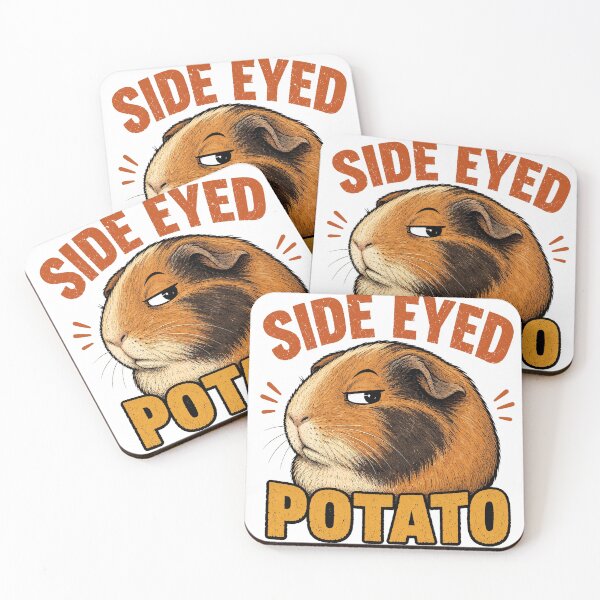 Item preview, Side Eyed Guinea Pig Potato designed and sold by BytesSize.